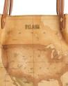 Alviero Martini Prima Classe - Borsa shopping in tessuto stampa Geo Classic
