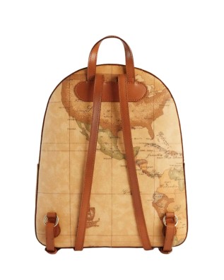 Alviero Martini Prima Classe - Zaino tre tasche in tessuto stampa Geo Classic 2
