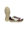 Ynot - Sneakers uomo basse in pelle bordeaux New York