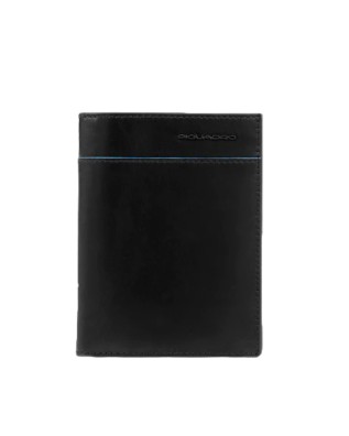 Piquadro - B2 Revamp Vertical Leather Men's Wallet - Black