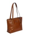 Bric's - Borsa shopping in pelle con doppio manico Volterra