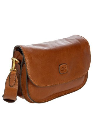 Bric's - Borsa a spalla con doppio scomparto in pelle Volterra 2