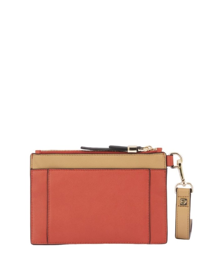  Piquadro - Pochette donna in pelle con manico removibile Circle