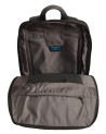 Piquadro - Zaino slim in tessuto e pelle espandibile porta pc 15.6''