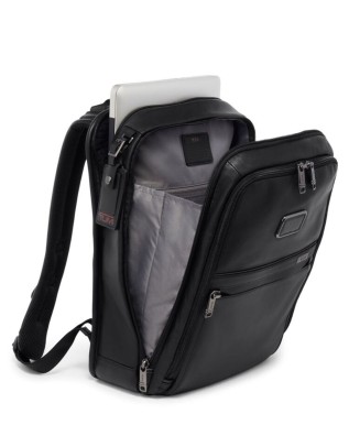 Tumi - Zaino uomo in pelle porta pc 14'' slim Alpha 2