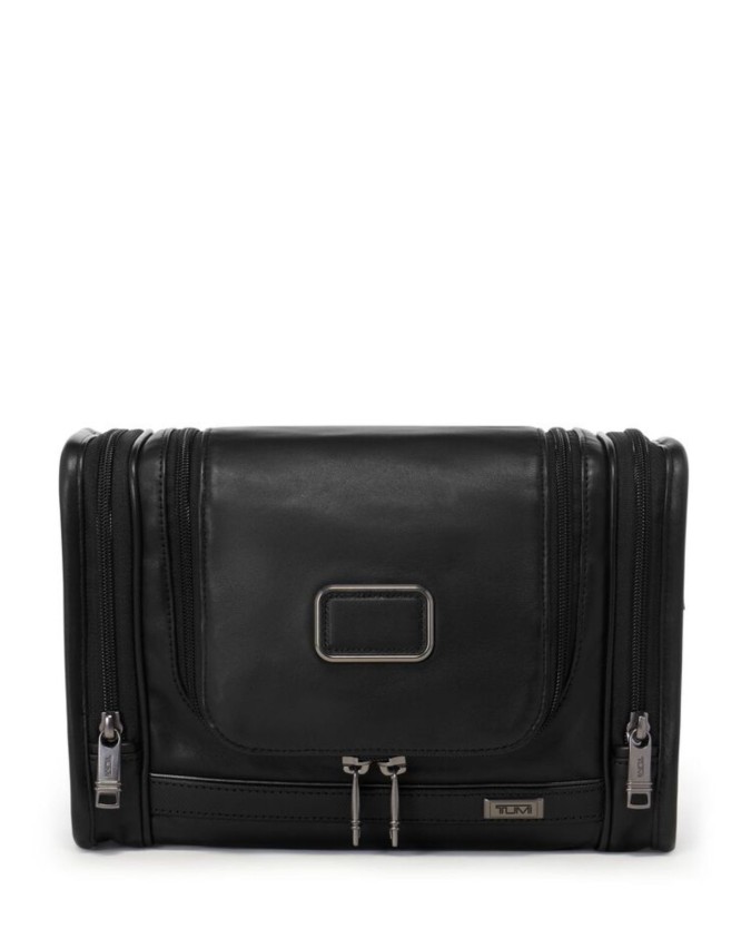Tumi - Kit da viaggio in pelle con gancio interno Alpha