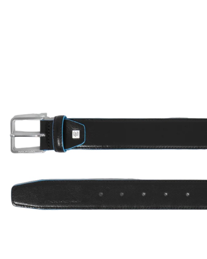 Piquadro - Cintura uomo in pelle 35 mm Blue Square