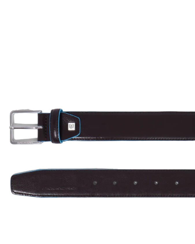 Piquadro - Cintura uomo in pelle 35 mm Blue Square