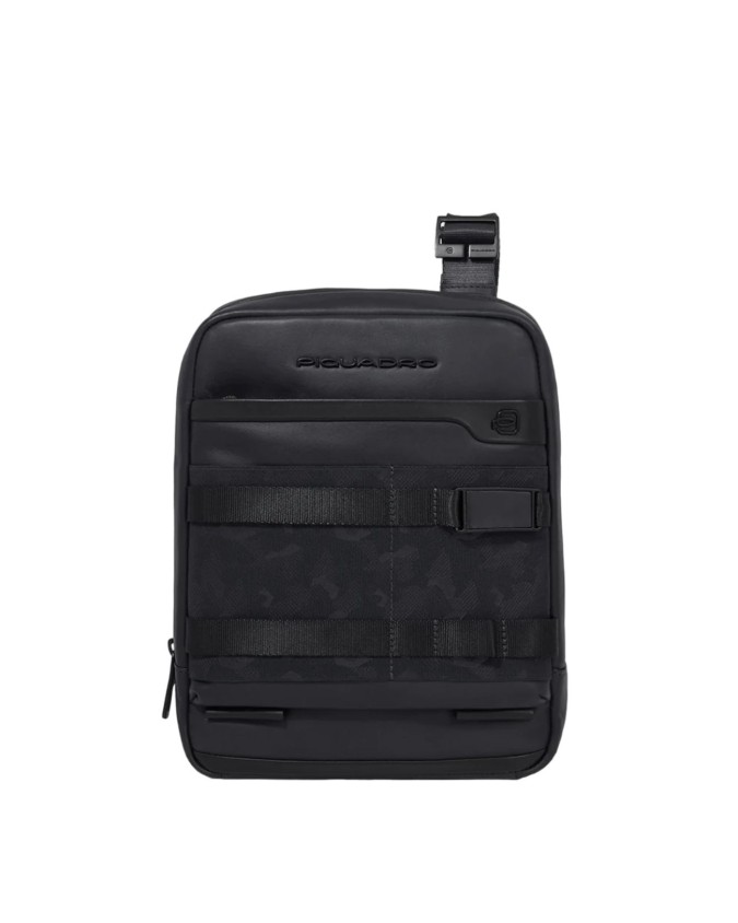 Piquadro - Borsello a tracolla uomo in pelle per iPad® modulare