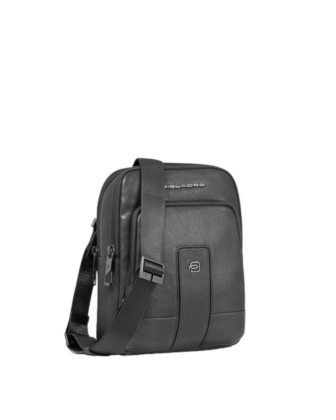 Piquadro - Borsello uomo in pelle a due scomparto porta ipad®mini RFID Carl