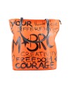 MBRC - Borsa shopper in pelle dipinta a mano Symbol
