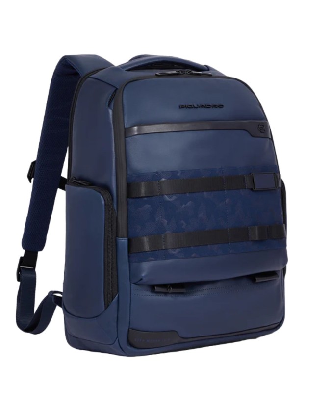 Piquadro - Zaino uomo porta pc 15.6'' e iPad®Pro12,9"in pelle FX
