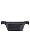 Piquadro - Marsupio uomo in pelle e tessuto riciclato RFID