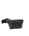 Piquadro - Marsupio uomo in pelle e tessuto riciclato RFID