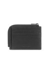 Piquadro - Portamonete in pelle con porta documenti e carte di credito Carl