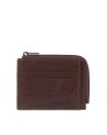 Piquadro - Portamonete in pelle con porta documenti e carte di credito Carl
