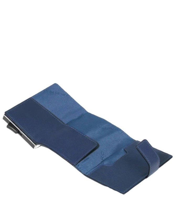 Piquadro - Portacarte di credito in metallo RFID FX