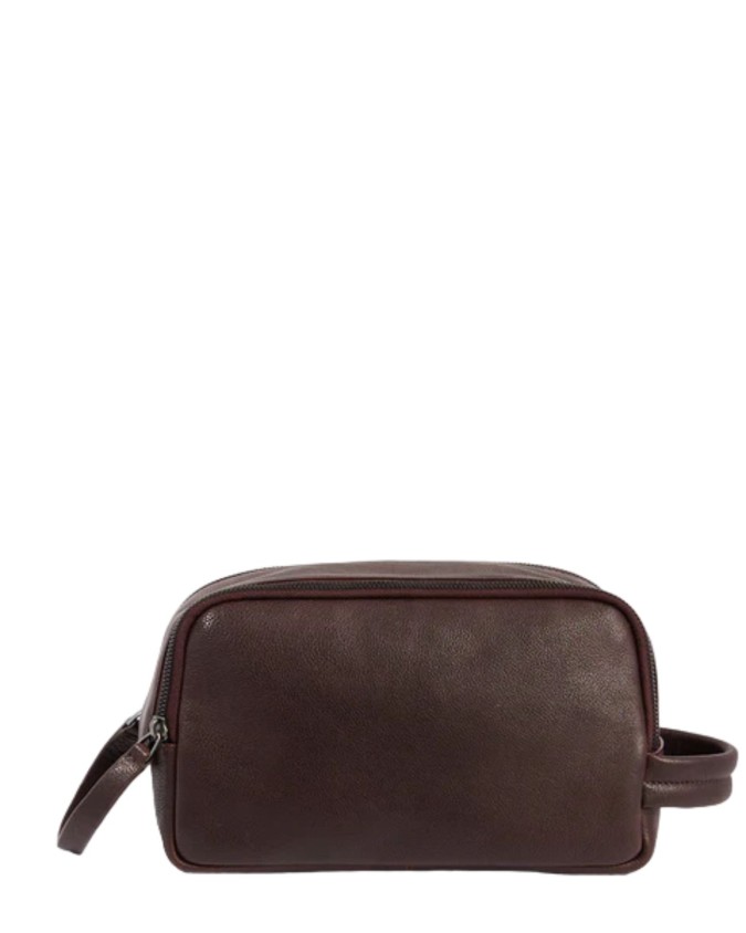 Piquadro - Beauty-case da viaggio uomo in pelle Carl
