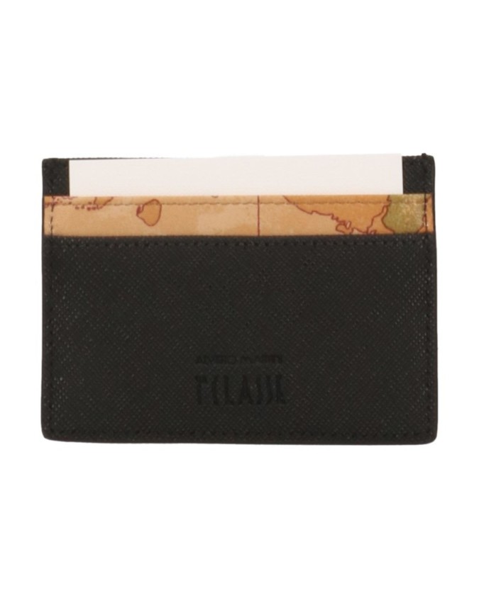 Alviero Martini Prima Classe - Porta carte di credito unisex in tessuto goffrato