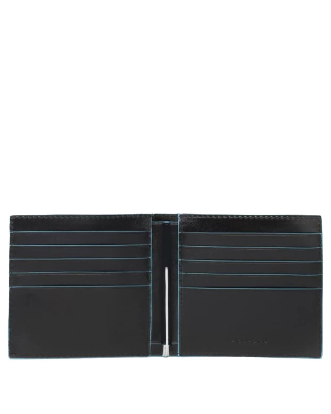 Piquadro - Portafoglio in pelle per uomo con molla porta banconote B2 Revamp