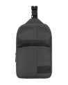 Piquadro - Men's single-shoulder backpack made of leather and fabric for the iPad® mini