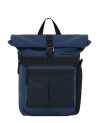  Piquadro - Zaino roll-top in tessuto riciclato da bici porta