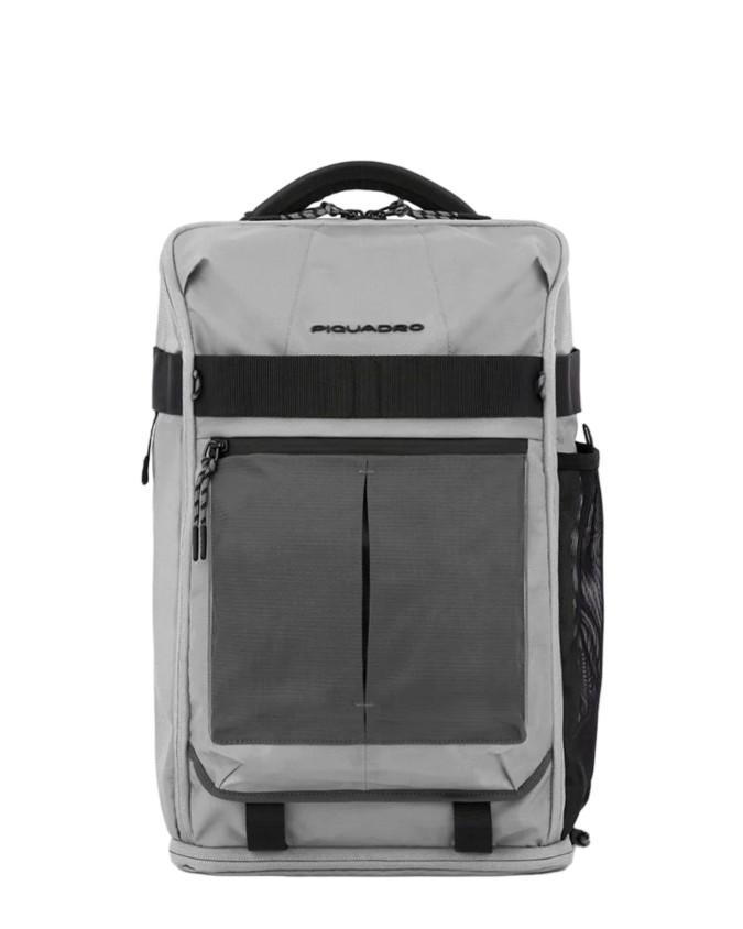  Piquadro - Zaino da bici in tessuto riciclato porta pc 15.6''