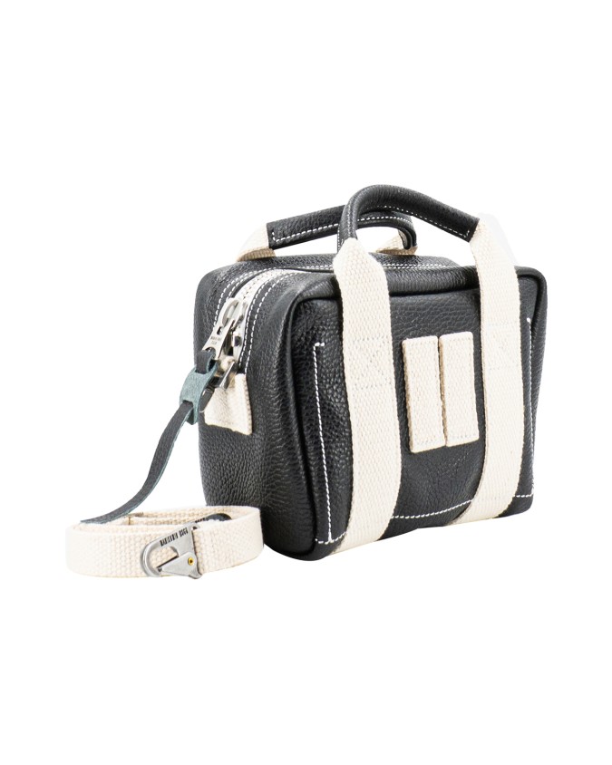 Manikomio Design - Borsa a mano in pelle piccola Aviator's Kit Bag