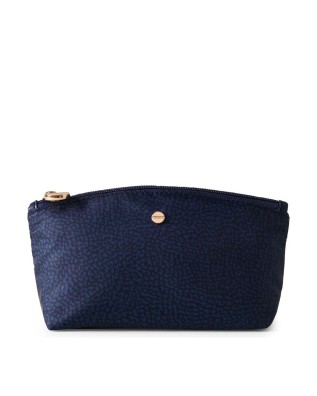Borbonese - Kosmetiktasche aus recyceltem OP-Nylon - Blau