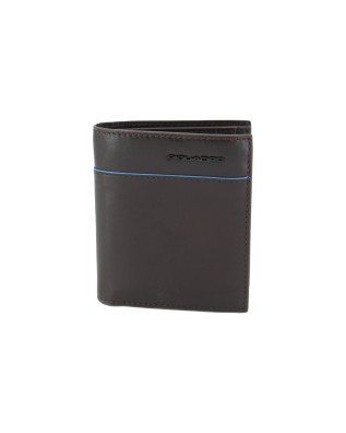 Piquadro - Portafoglio da uomo con tasca anti frode Blue Square
