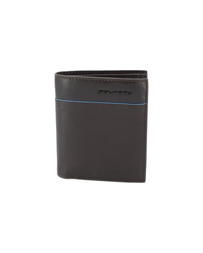 Piquadro - Portafoglio da uomo con tasca anti frode Blue Square