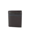 Piquadro - Portafoglio da uomo con tasca anti frode Blue Square