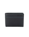 Piquadro - Portafoglio da uomo con quattro tasche laterali Blue Square Revamp