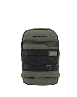  Piquadro - Monospalla in pelle per ipad® portabile a zaino 2