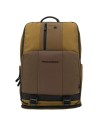  Piquadro - Zaino fast-check in pelle e tessuto porta pc 15,6"