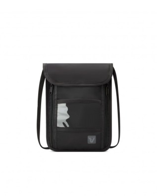 Roncato - Portadocumenti da viaggio a tracolla in nylon con protezione RFID 2