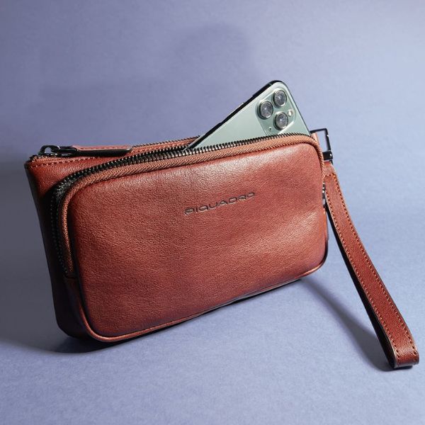 Pochette in pelle Piquadro